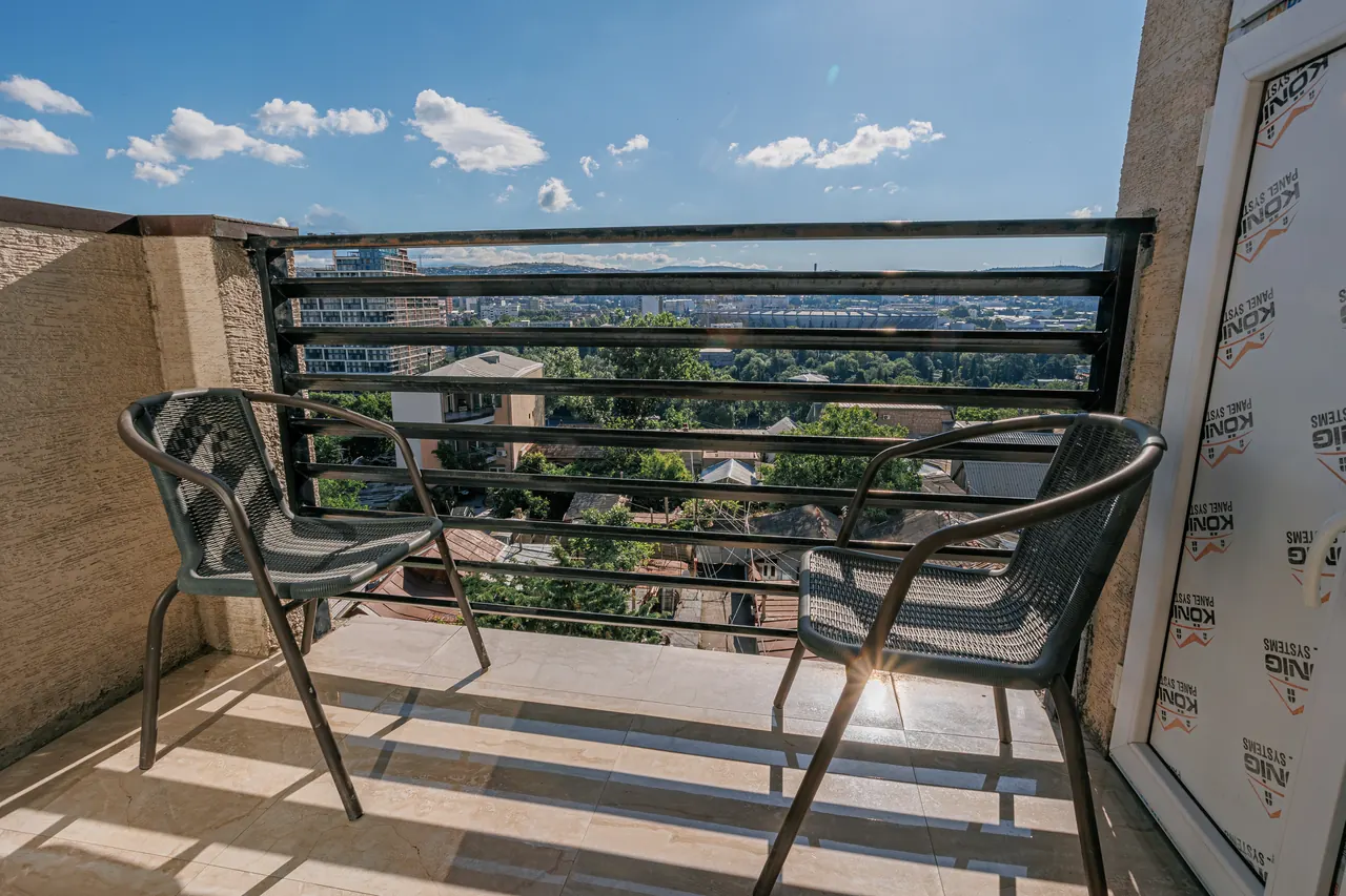 Separate balcony connected to the bedroom